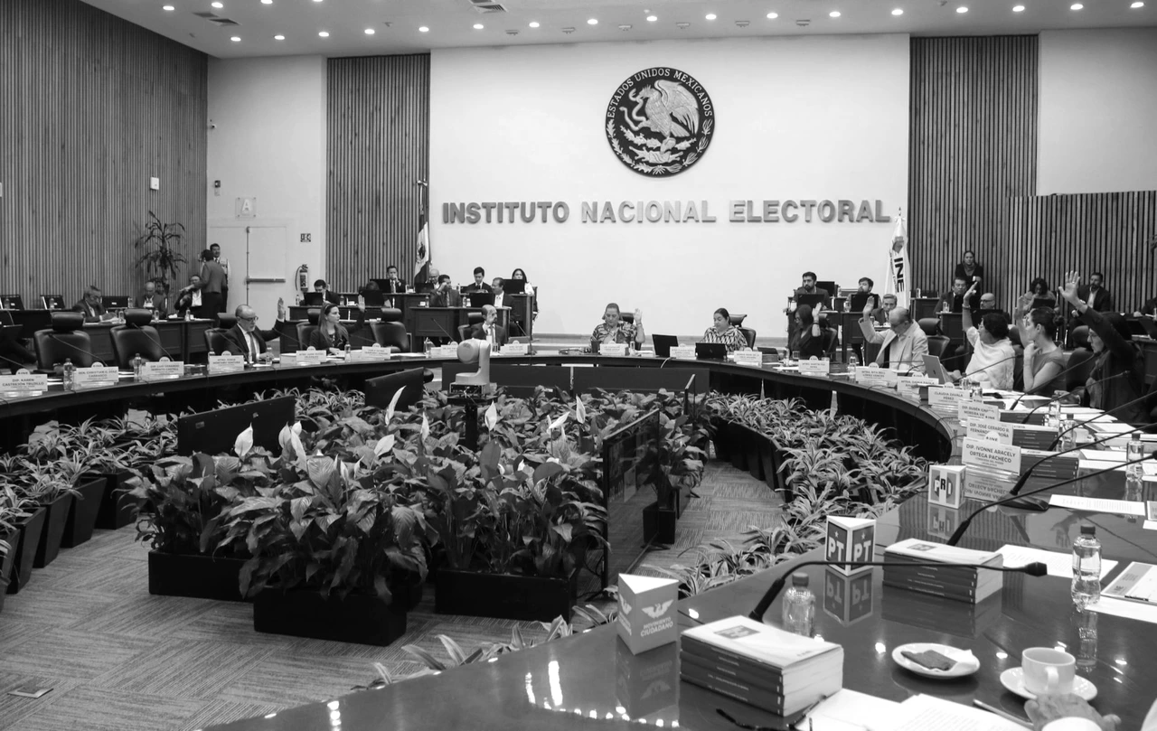 Sala de Sesiones del Consejo General del Instituto Nacional Electoral