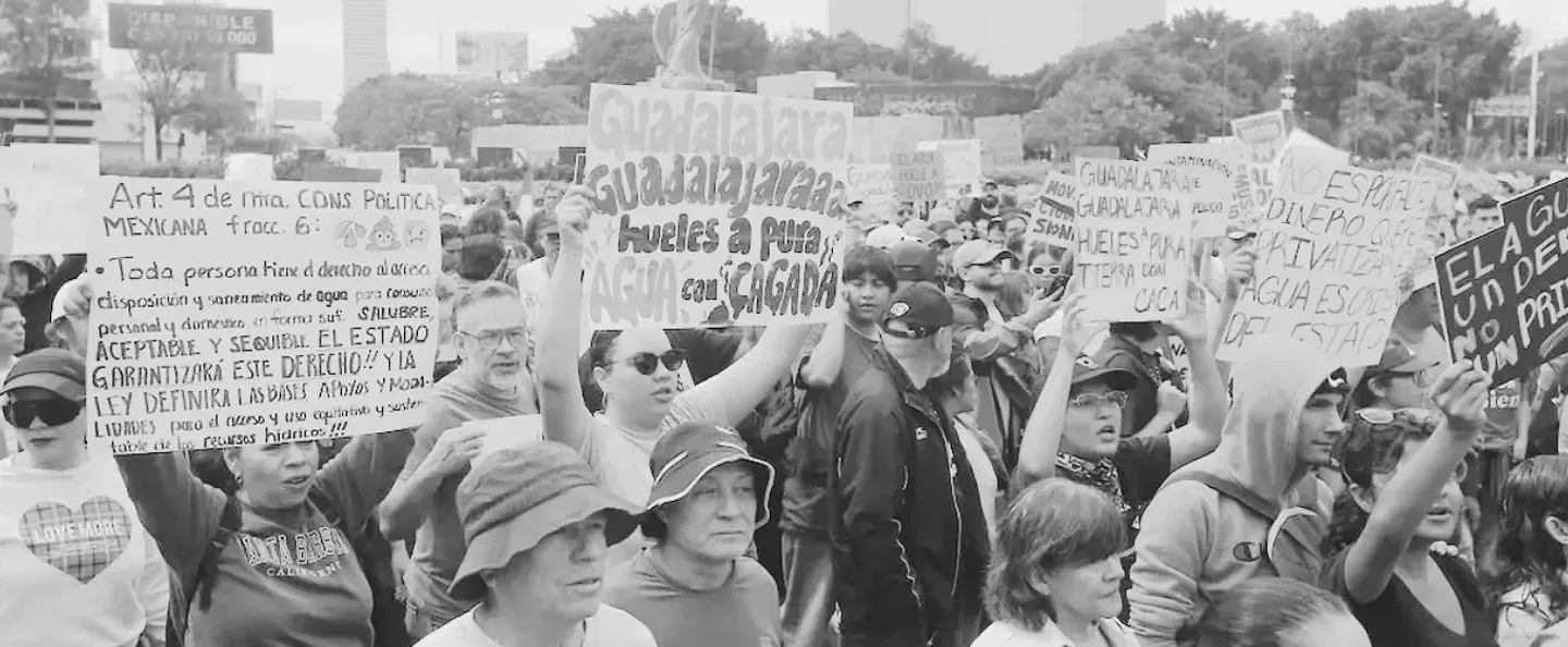 Jalisco debe rendir cuentas por el agua turbia y por el gas lanzado contra quienes salieron a exigir agua limpia