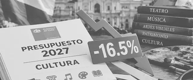 Presupuesto 2027 de Chile: Cultura pierde 16.5 % y el golpe cae sobre libros, cine y sitios de memoria