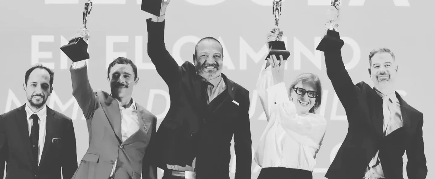 Ceremonia de los premios Ariel en la Ciudad de México, donde «En el camino», de David Pablos, ganó seis estatuillas