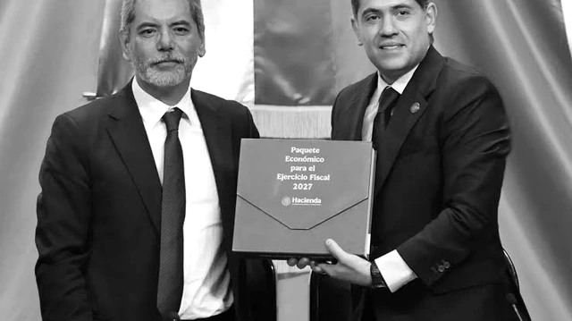 Pleno de la Cámara de Diputados durante la discusión del Paquete Económico 2027 con legisladores en sus curules.